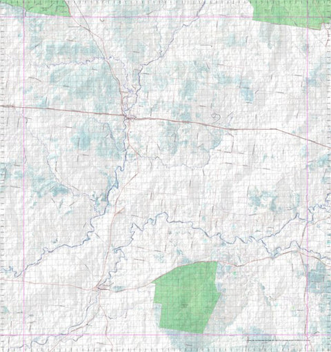 Getlost Map 8944 MILES Topographic Map V14d 1:75,000 QLD Preview 1