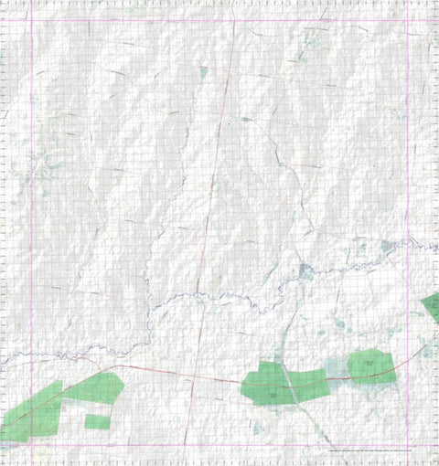 Getlost Map 8842 FLINTON Topographic Map V14d 1:75,000 QLD Preview 1