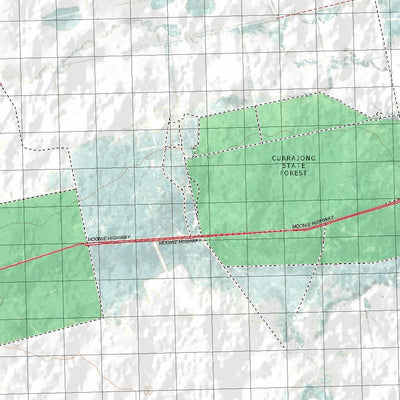 Getlost Map 8842 FLINTON Topographic Map V14d 1:75,000 QLD Preview 3