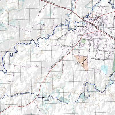 Getlost Map 9044 CHINCHILLA Topographic Map V14d 1:75,000 QLD Preview 3