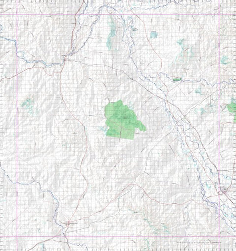 Getlost Map 8949 BANANA Topographic Map V14d 1:75,000 QLD Preview 1