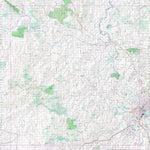 Getlost Map 8951 RIDGELANDS Topographic Map V14d 1:75,000 QLD Preview 1