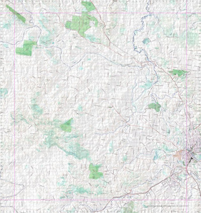 Getlost Map 8951 RIDGELANDS Topographic Map V14d 1:75,000 QLD Preview 1