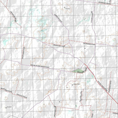 Getlost Map 8951 RIDGELANDS Topographic Map V14d 1:75,000 QLD Preview 2