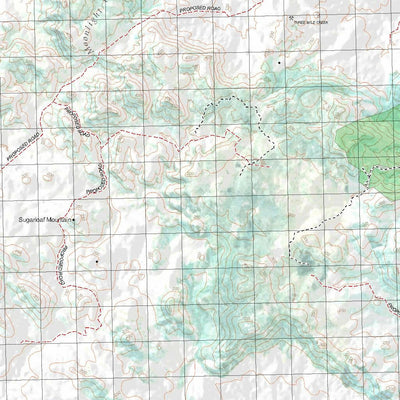 Getlost Map 8951 RIDGELANDS Topographic Map V14d 1:75,000 QLD Preview 3