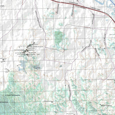 Getlost Map 9050 BAJOOL Topographic Map V14d 1:75,000 QLD Preview 2