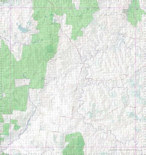 Getlost Map 9145 BOONDOOMA Topographic Map V14d 1:75,000 QLD Preview 1