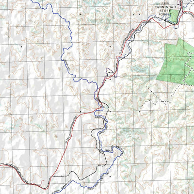 Getlost Map 9148 MONTO Topographic Map V14d 1:75,000 QLD Preview 2