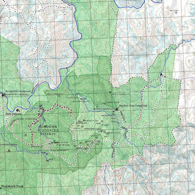 Getlost Map 9240 STANTHORPE Topographic Map V14d 1:75,000 QLD Preview 3
