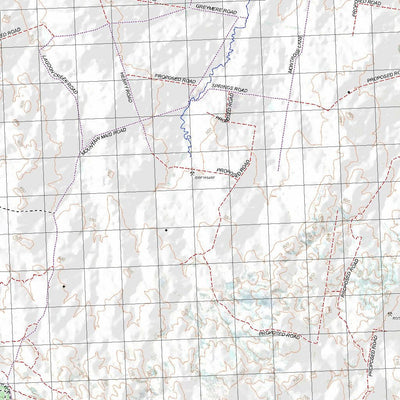 Getlost Map 9241 ALLORA Topographic Map V14d 1:75,000 QLD Preview 2