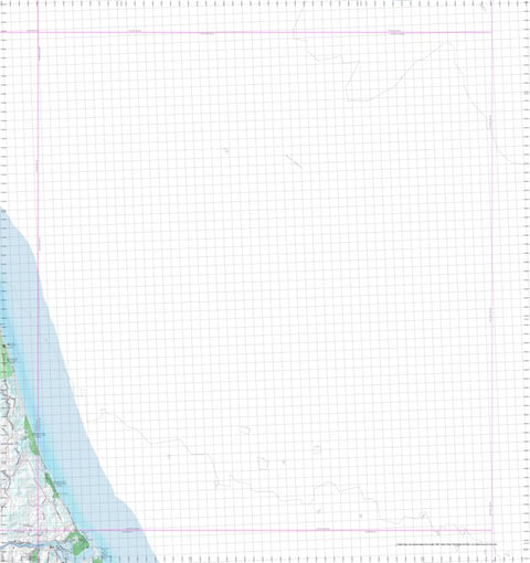 Getlost Map 9349 MITCHELL CREEK Topographic Map V14d 1:75,000 QLD Preview 1