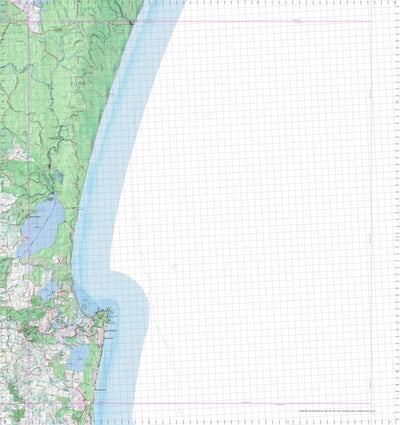 Getlost Map 9545 LAGUNA BAY Topographic Map V14d 1:75,000 QLD Preview 1