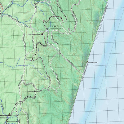 Getlost Map 9545 LAGUNA BAY Topographic Map V14d 1:75,000 QLD Preview 3
