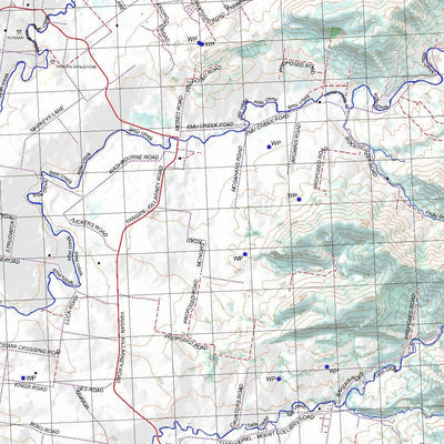 Getlost Map 9341 WARWICK Topographic Map V14d 1:75,000 QLD Preview 2