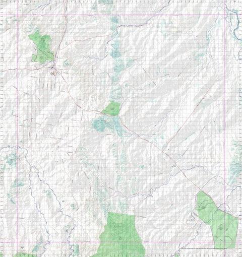 Getlost Map 8549 SPRINGSURE Topographic Map V14d 1:75,000 QLD Preview 1