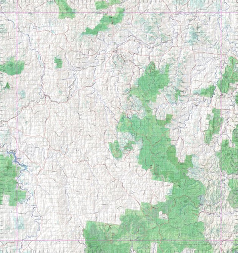 Getlost Map 9345 GOOMERI Topographic Map V14d 1:75,000 QLD Preview 1