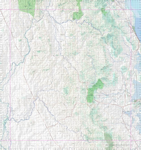 Getlost Map 8753 CONNORS RANGE Topographic Map V14d 1:75,000 QLD Preview 1