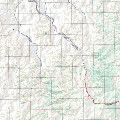 Getlost Map 8753 CONNORS RANGE Topographic Map V14d 1:75,000 QLD Preview 2
