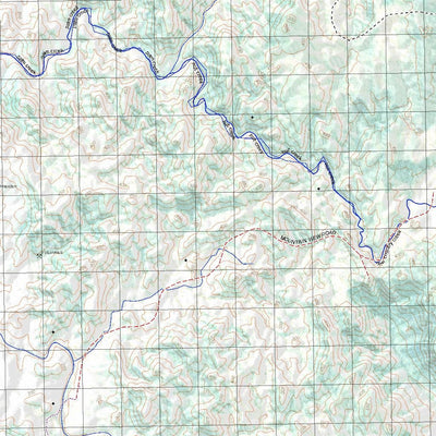 Getlost Map 8753 CONNORS RANGE Topographic Map V14d 1:75,000 QLD Preview 3