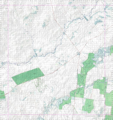 Getlost Map 8942 MOONIE Topographic Map V14d 1:75,000 QLD Preview 1