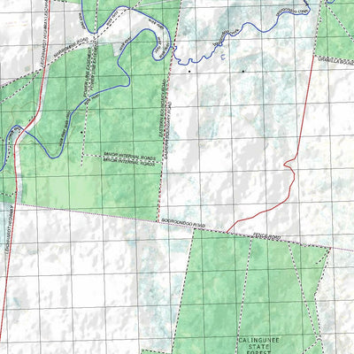 Getlost Map 8942 MOONIE Topographic Map V14d 1:75,000 QLD Preview 3