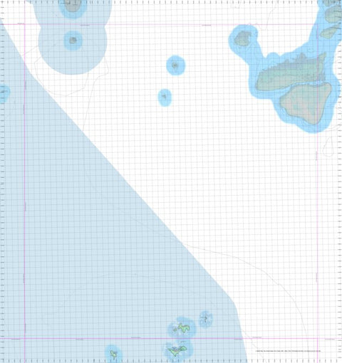 Getlost Map 8955 HOTSPUR ISLAND Topographic Map V14d 1:75,000 QLD Preview 1