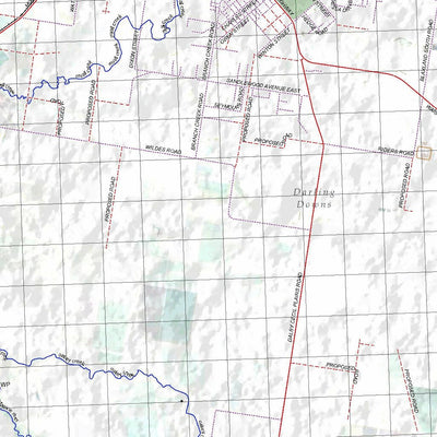 Getlost Map 9143 DALBY Topographic Map V14d 1:75,000 QLD Preview 2