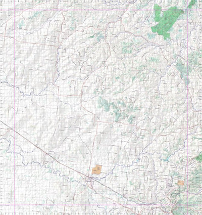Getlost Map 9243 OAKEY Topographic Map V14d 1:75,000 QLD Preview 1