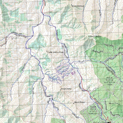 Getlost Map 9342 HELIDON Topographic Map V14d 1:75,000 QLD Preview 3