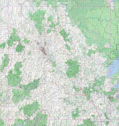 Getlost Map 9445 GYMPIE Topographic Map V14d 1:75,000 QLD Preview 1