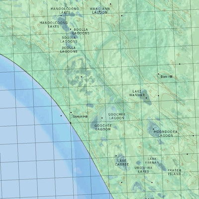 Getlost Map 9548 WADDY POINT Topographic Map V14d 1:75,000 QLD Preview 3