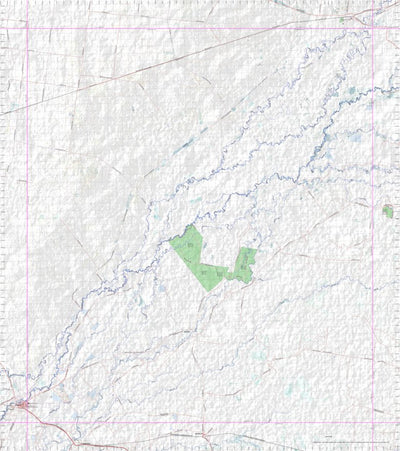 Getlost Map 8740 BURRENBAR Topographic Map V14d 1:75,000 NSW Preview 1