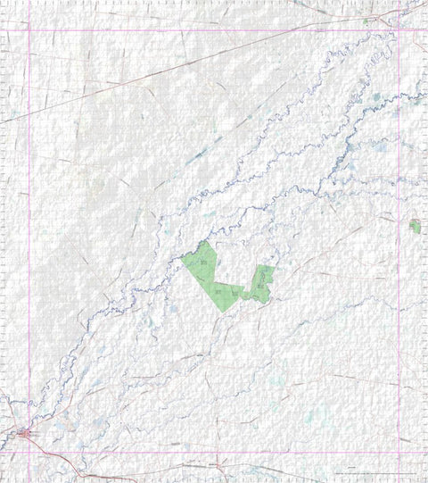 Getlost Map 8740 BURRENBAR Topographic Map V14d 1:75,000 NSW Preview 1