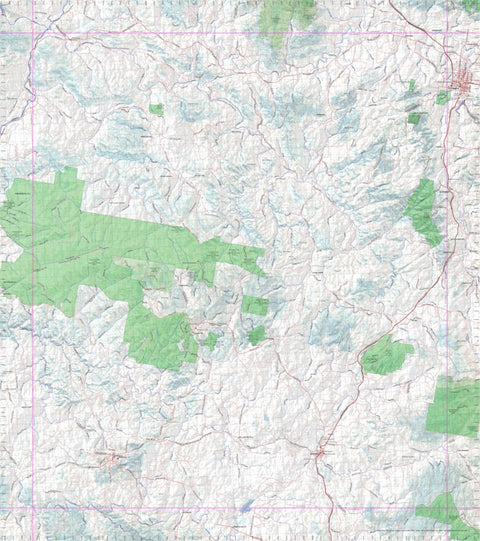 Getlost Map 9239 CLIVE Topographic Map V14d 1:75,000 NSW Preview 1