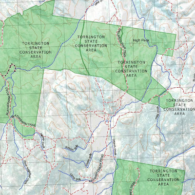 Getlost Map 9239 CLIVE Topographic Map V14d 1:75,000 NSW Preview 2