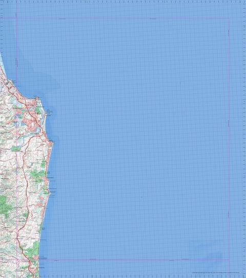 Getlost Map 9641 TWEED HEADS Topographic Map V14d 1:75,000 NSW Preview 1