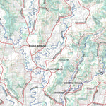 Getlost Map 9540 LISMORE Topographic Map V14d 1:75,000 NSW Preview 2
