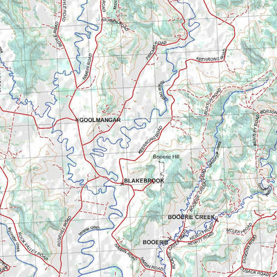 Getlost Map 9540 LISMORE Topographic Map V14d 1:75,000 NSW Preview 2