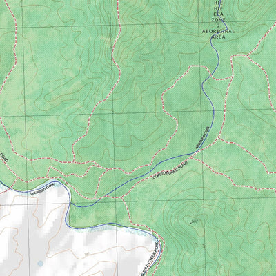 Getlost Map 8938-S Terry Hie Hie Topographic Map V14d 1:25,000 NSW Preview 2