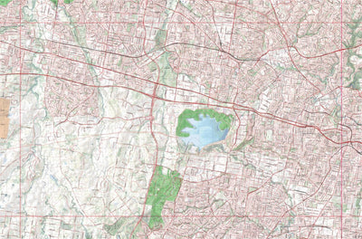 Getlost Map 9030-2N Prospect Topographic Map V14d 1:25,000 NSW Preview 1