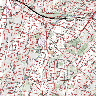 Getlost Map 9030-2N Prospect Topographic Map V14d 1:25,000 NSW Preview 3