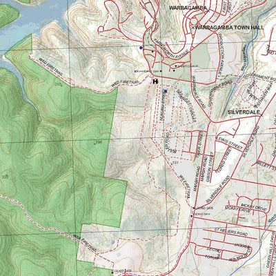 Getlost Map 9030-3S Warragamba Topographic Map V14d 1:25,000 NSW Preview 3