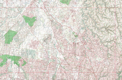 Getlost Map 9030-1S Riverstone Topographic Map V14d 1:25,000 NSW Preview 1