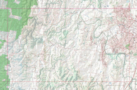 Getlost Map 9029-4N Camden Topographic Map V14d 1:25,000 NSW Preview 1