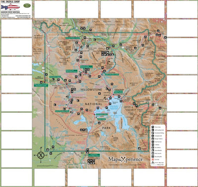 Yellowstone National Park Map - NPS Map - Drive Yellowstone Preview 1