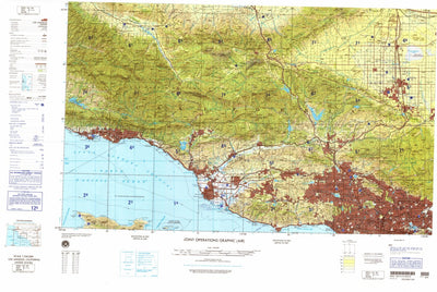 Los Angeles, 1990, 4th edition of JOG Air NI-11-4 at 250000 scale Preview 1