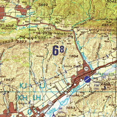 Los Angeles, 1990, 4th edition of JOG Air NI-11-4 at 250000 scale Preview 2