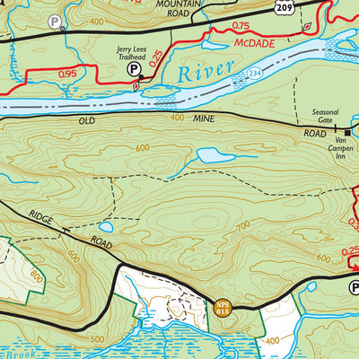 Delaware Water Gap & Kittatinny (Combined Map) : 2021 : Trail Conference Preview 2