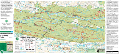 Delaware Water Gap & Kittatinny (South #2/Delaware Water Gap - Map 121) : 2021 : Trail Conference Preview 1