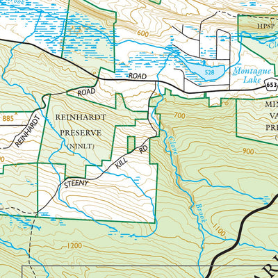 Delaware Water Gap & Kittatinny (North #2/High Point - Map 123) : 2021 : Trail Conference Preview 2